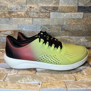 Crocs Literide Dip Pacer Mesh Lace Up Sneakers F900 Men's 8 | Women's 10